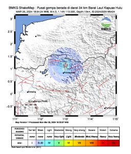 Gempa Kapuas Hulu Hari Ini