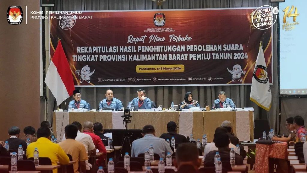 Hasil Rekapitulasi KPU Kalbar Pemilu 2024