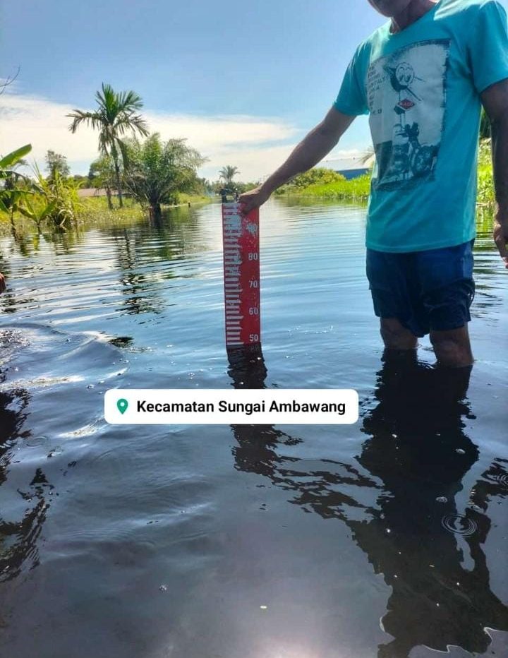 Banjir Desa Teluk Bakung Kubu Raya