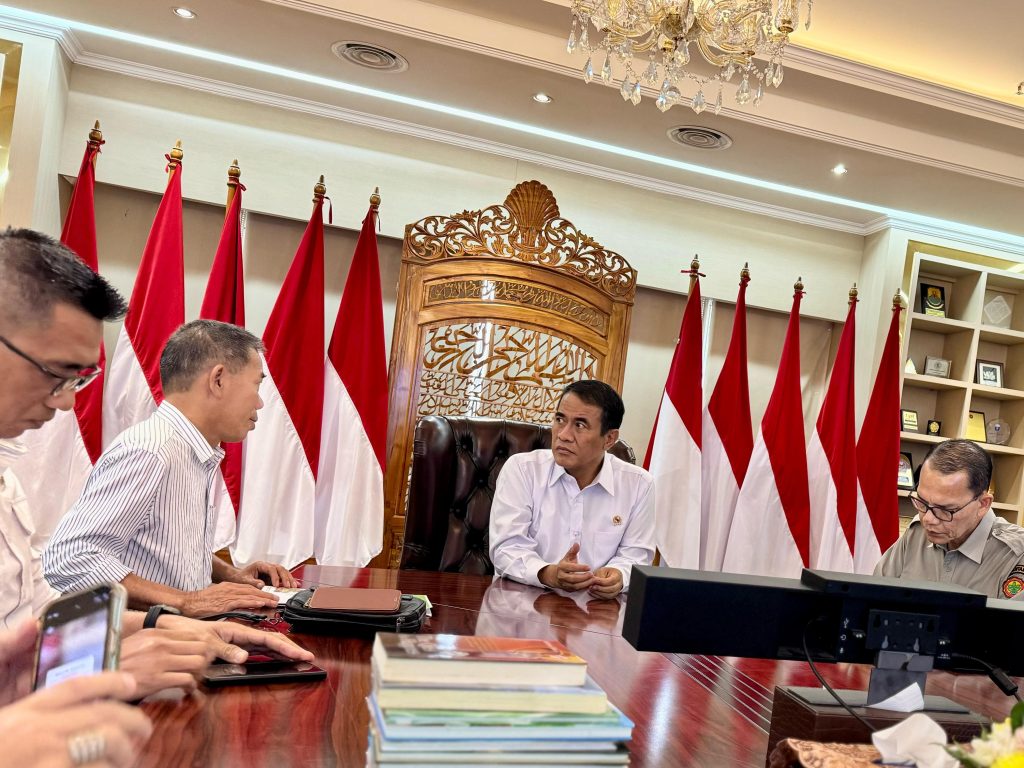 Wabup Ketapang Temui Mentan