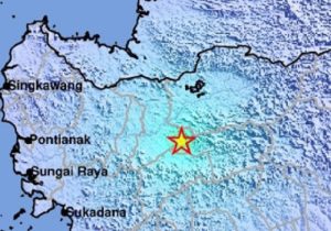 Gempa bumi magnitudo 5,3 mengguncang Kabupaten Sintang, Kalimantan Barat, Jumat dini hari. BMKG menyebut gempa dangkal itu dipicu aktivitas Sesar Sadang.