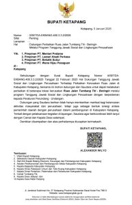 Surat Bupati Ketapang