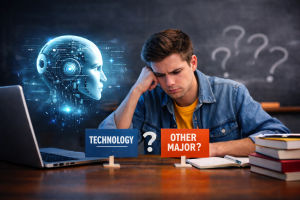 Dilema keputusan kuliah dengan teknologi